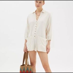 UO Benni Long Sleeve Romper